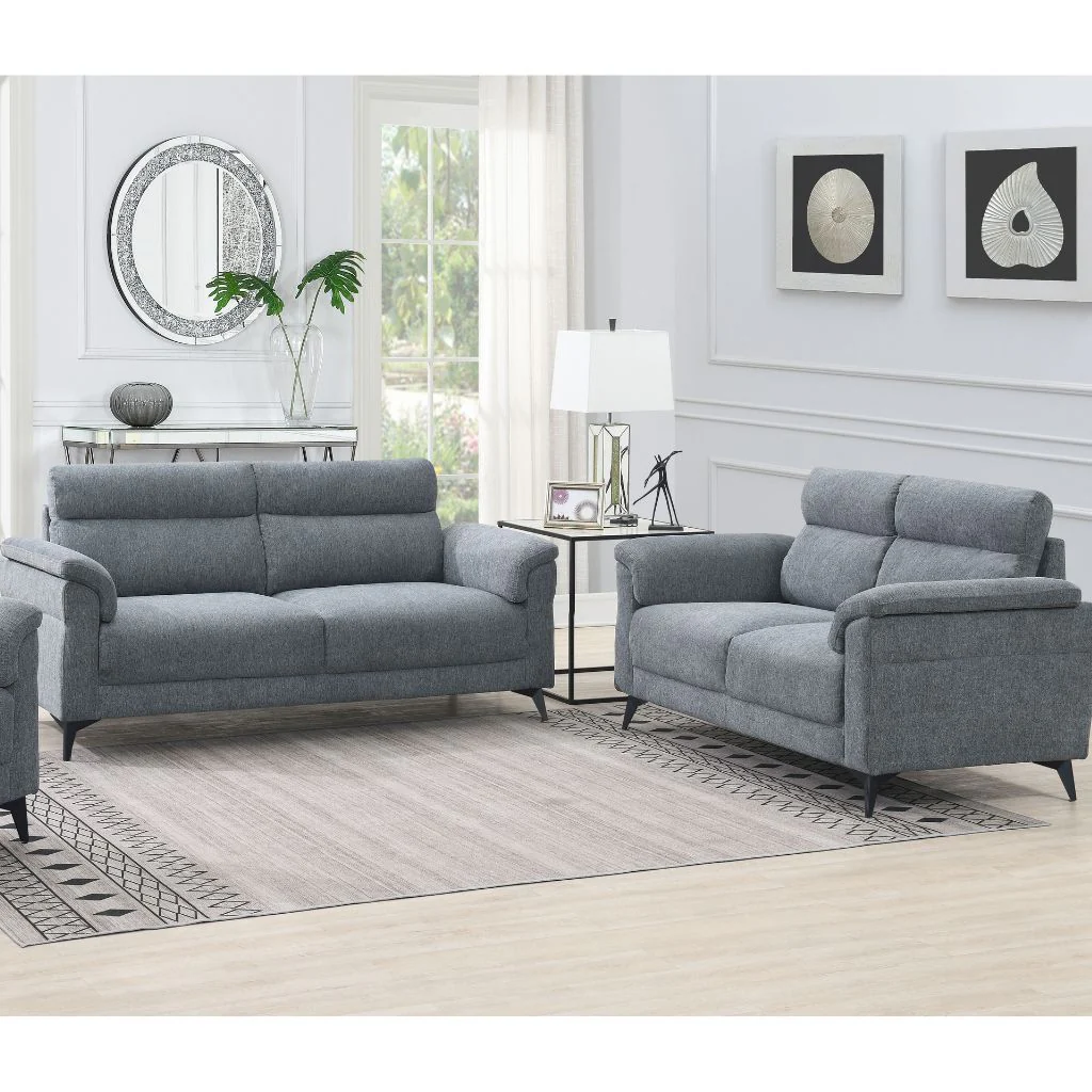 Roxy Grey 3+2 Sofa Set by Image