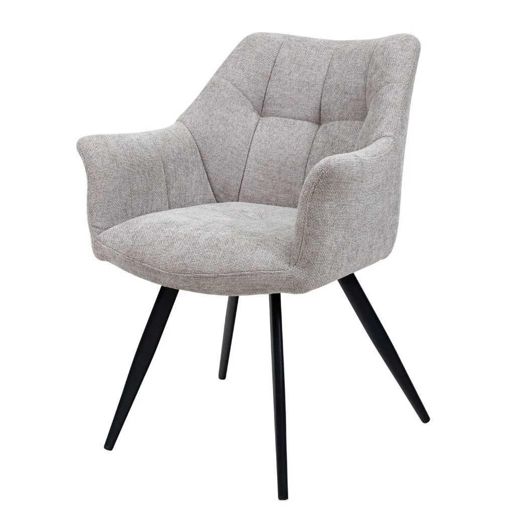 Potenza Grey Fabric Dining Chair