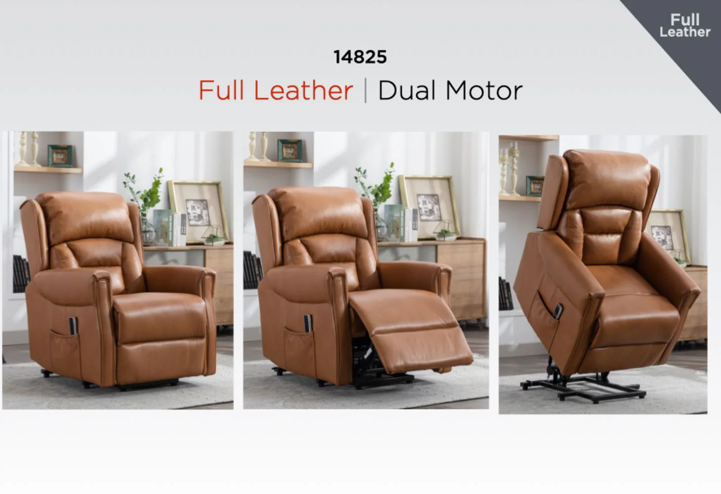 Sandringham Camel Lift & Tilt Recliner by Annaghmore