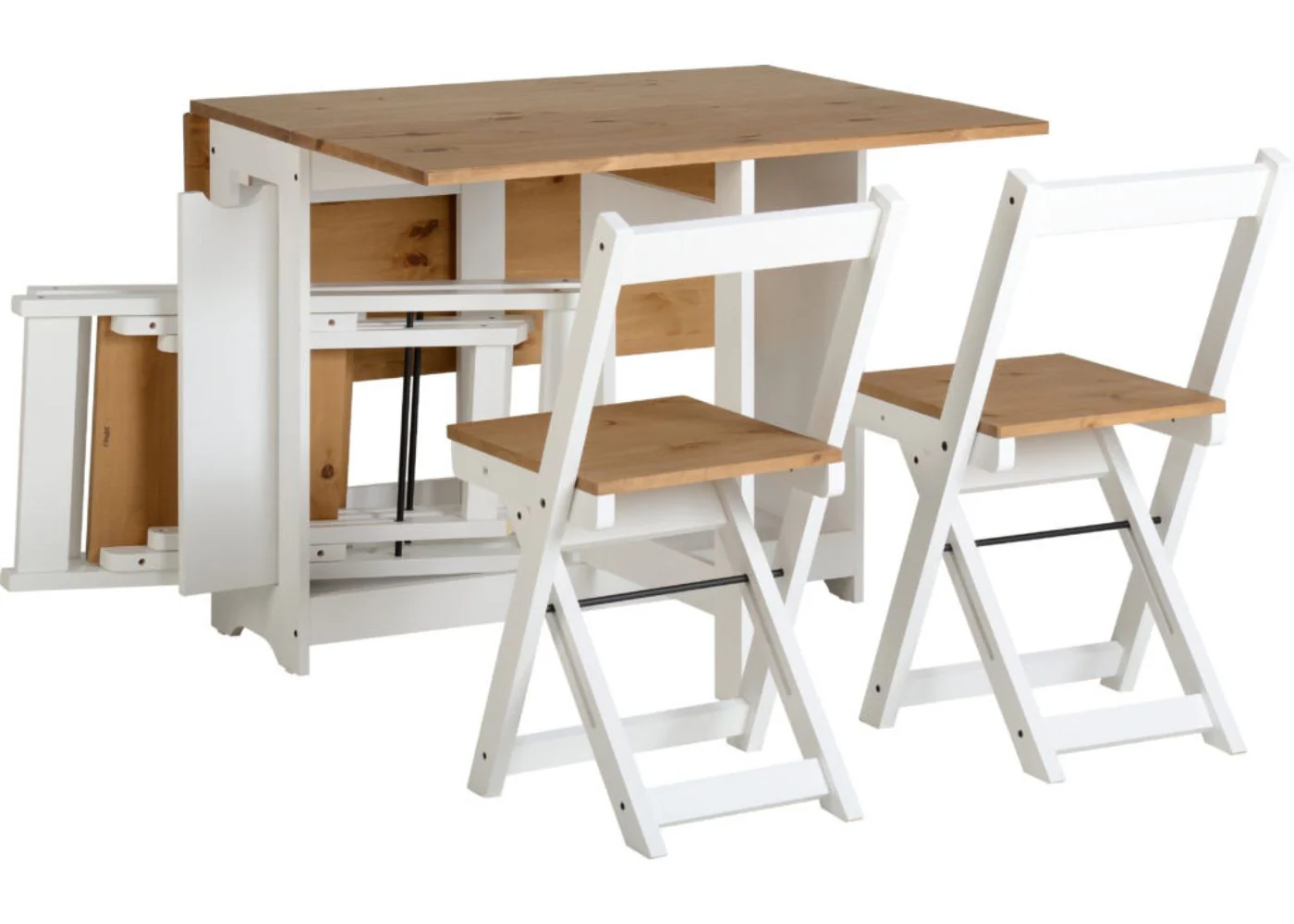 Santos White Butterfly Dining Set by Wholesale Beds - Image 2
