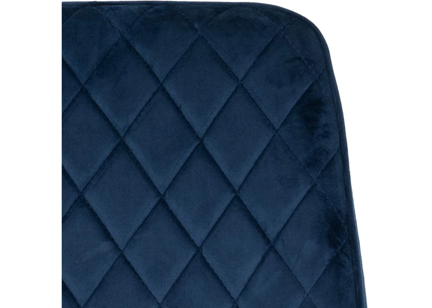 Set of 4 Sapphire Blue Velvet Avery Dining Chairs by Wholesale Beds - Image 5