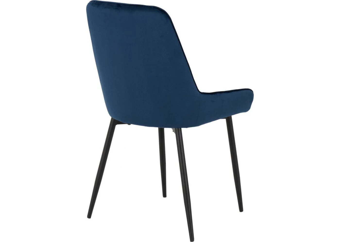 Set of 4 Sapphire Blue Velvet Avery Dining Chairs by Wholesale Beds - Image 7