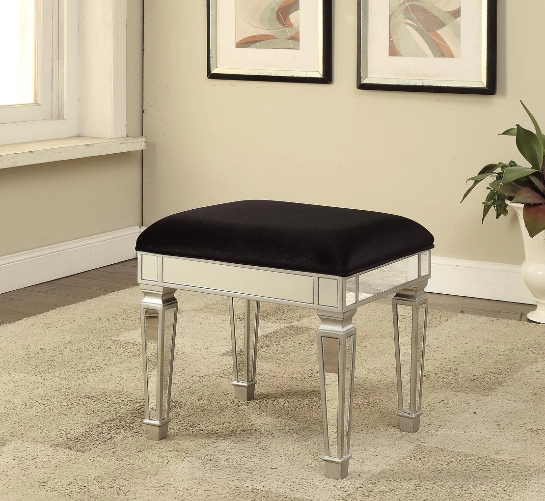 Sofia Mirrored Stool by Derrys