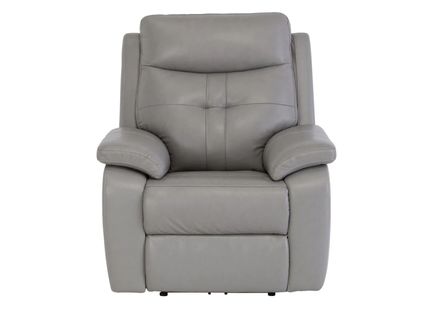 Solero Full Leather Grey Electric Reclining Sofa Range - Image 6