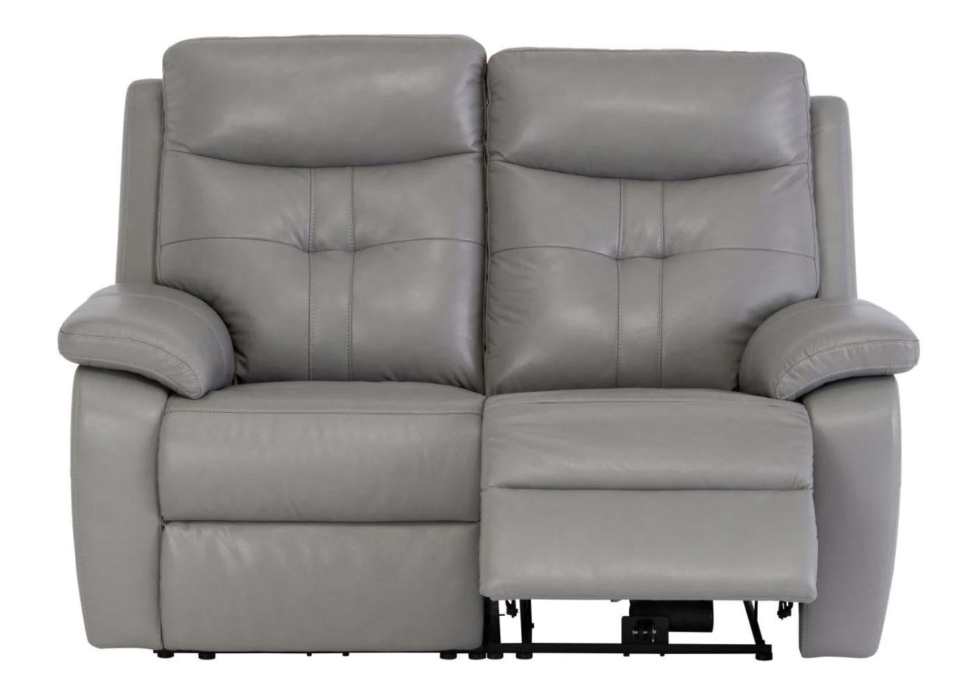 Solero Full Leather Grey Electric Reclining Sofa Range - Image 7