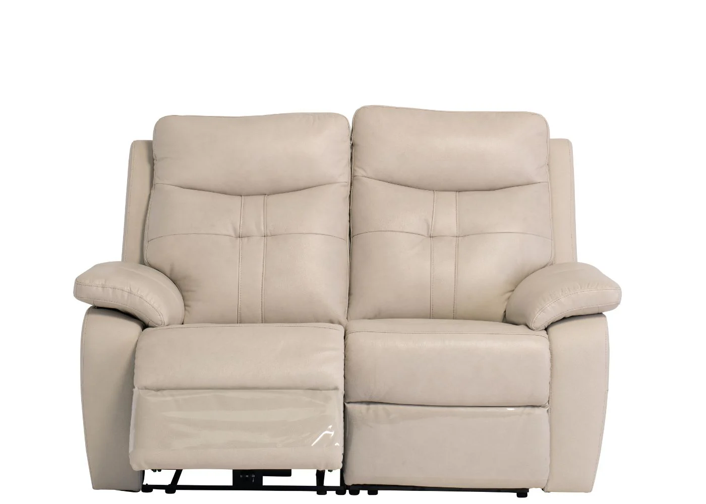 Solero Full Leather Light Stone Electric Reclining Sofa Range - Image 3