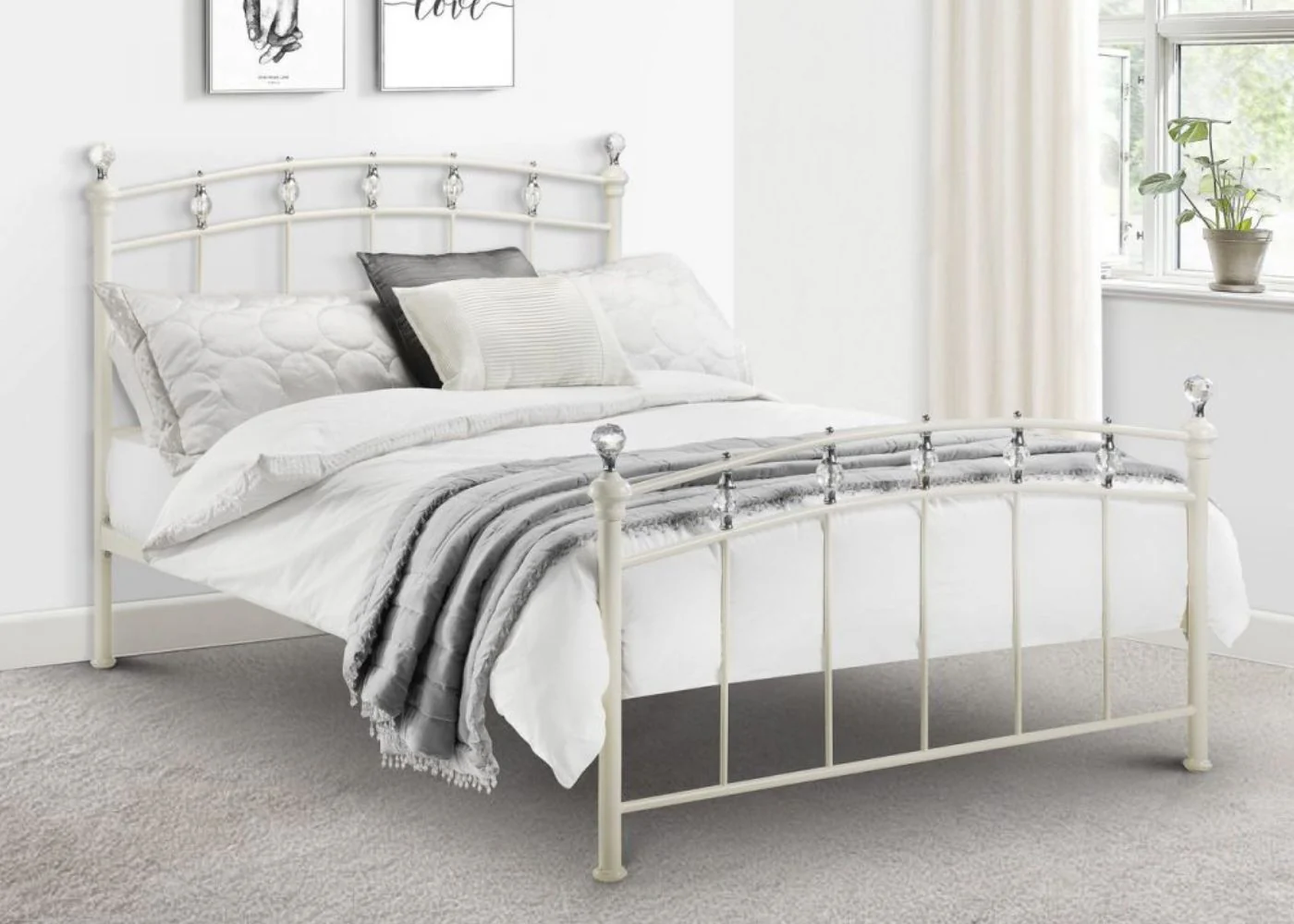 Sophie Crystal Bedframe Range by Julian Bowen - Image 4