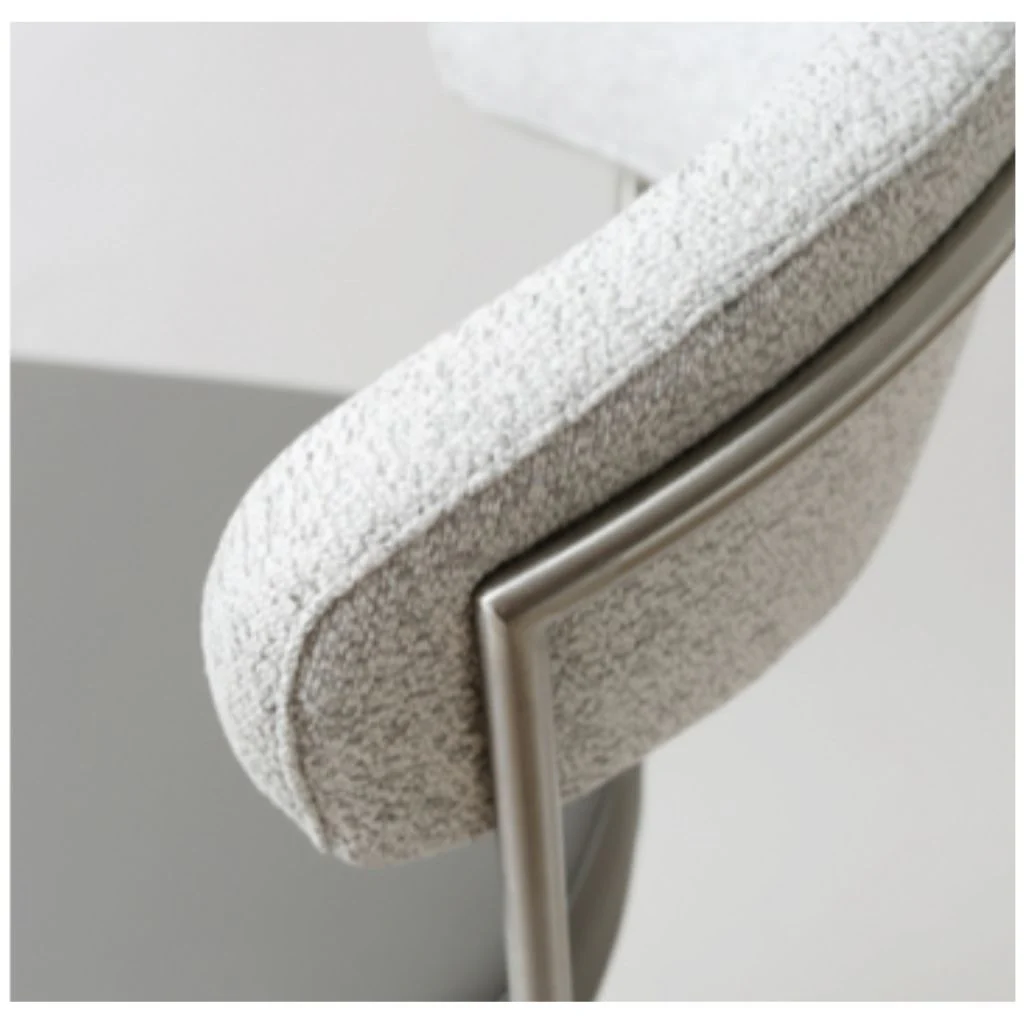 Strata Steel Grey Fusion Bar Stool by Annaghmore - Image 2