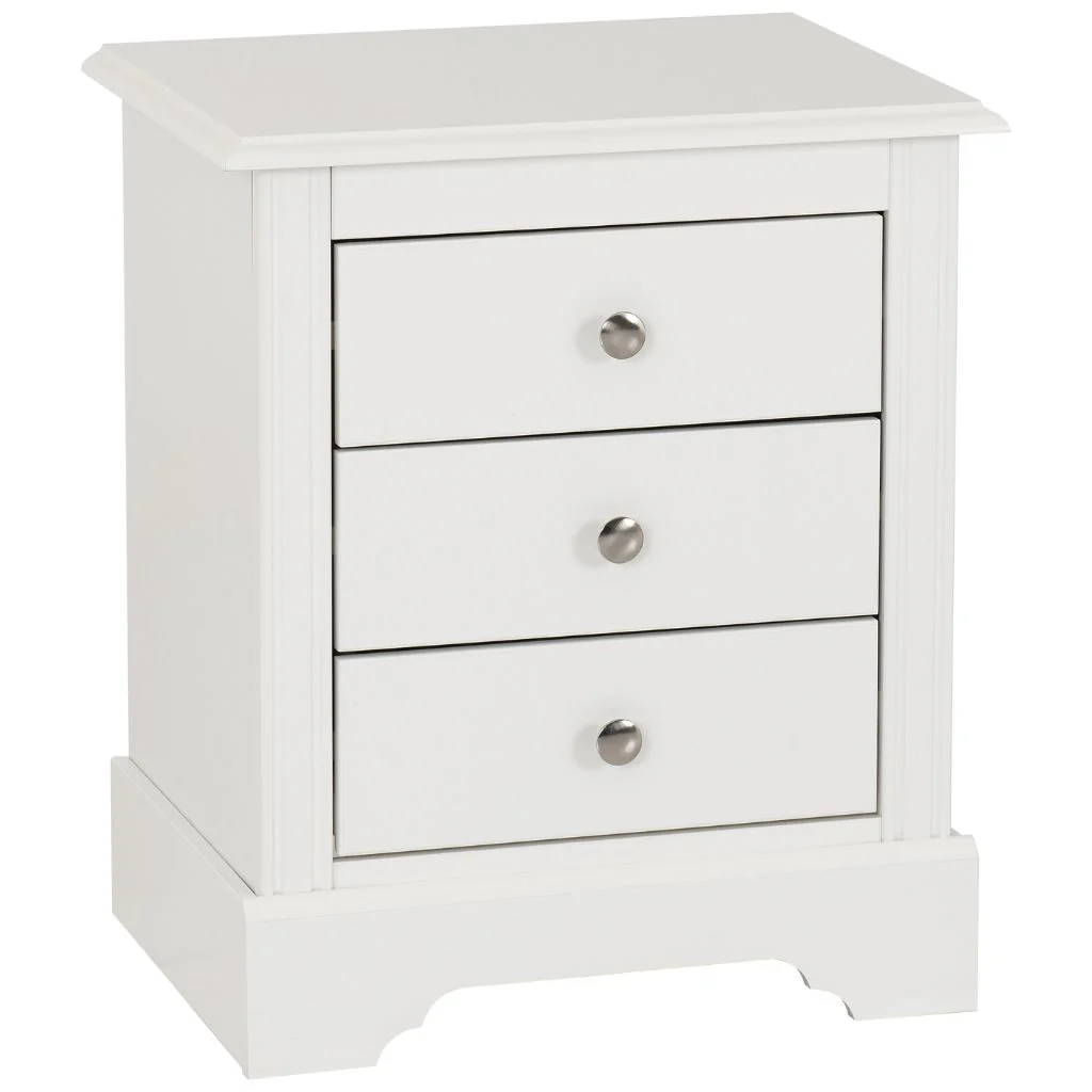 Stratford 3 Drawer Bedside by Wholesale