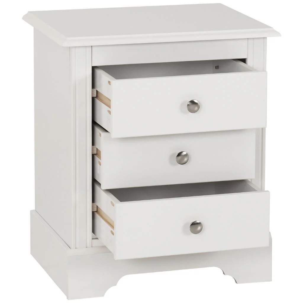 Stratford 3 Drawer Bedside by Wholesale - Image 2