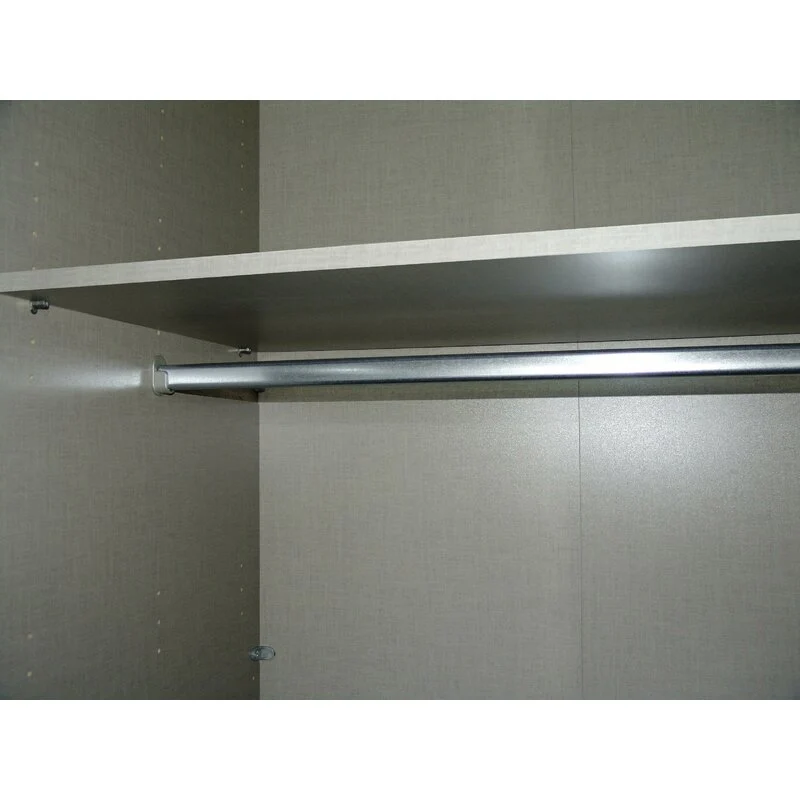 Stuttgart Soft Grey/ Alpine White 2 Door Wardrobe by Rauch - Image 4