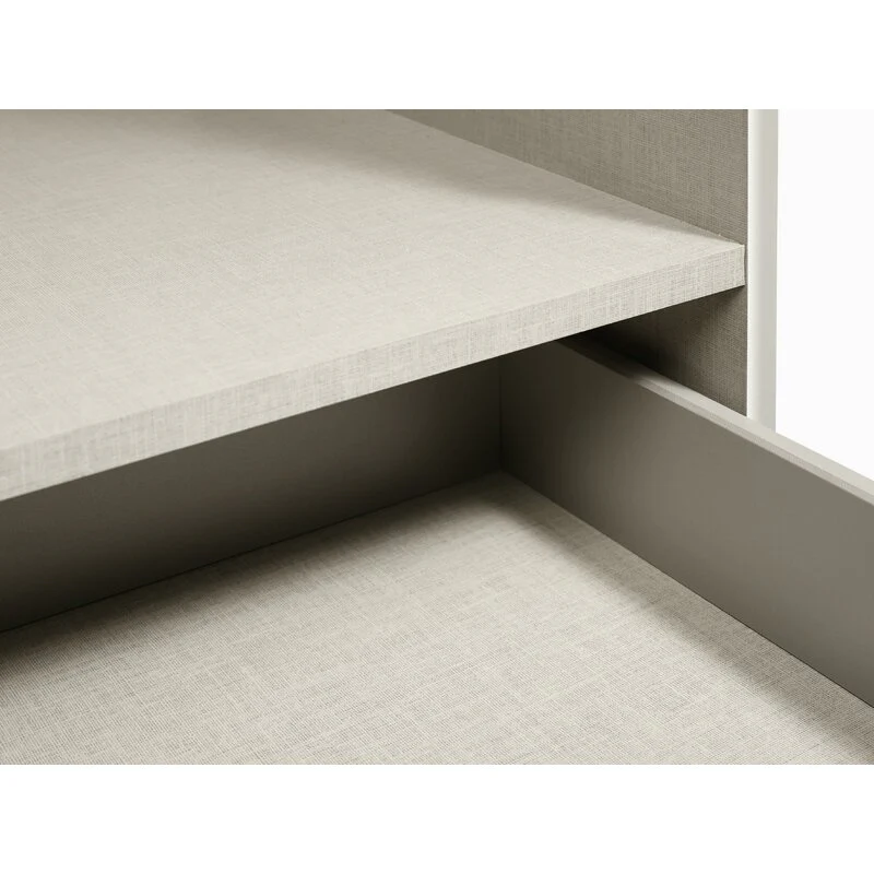 Stuttgart Soft Grey/ Alpine White 4 Door Wardrobe by Rauch - Image 4