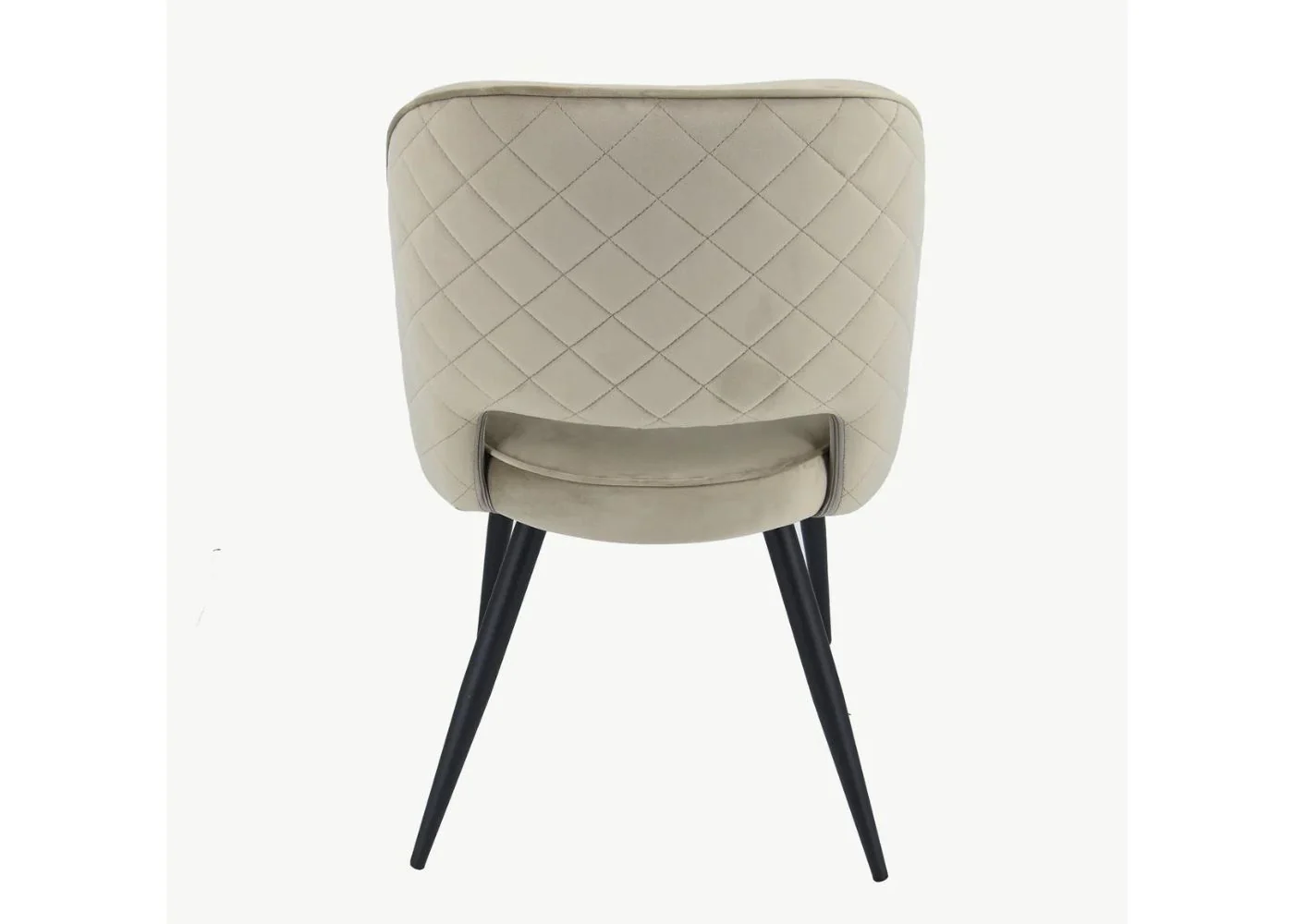 Pair of Sutton Mink Velvet Dining Chairs by Balmoral - Image 3