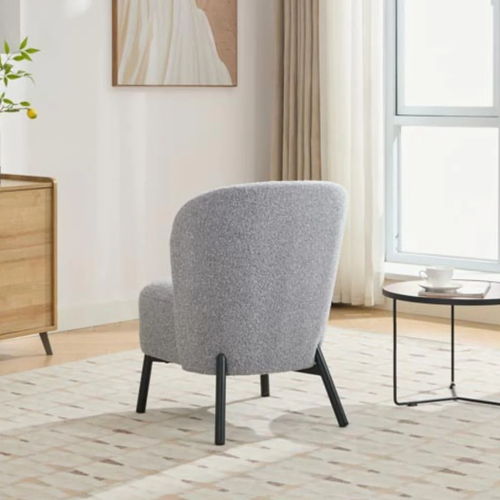 Talia Ash Grey Accent Chair by Image - Image 3