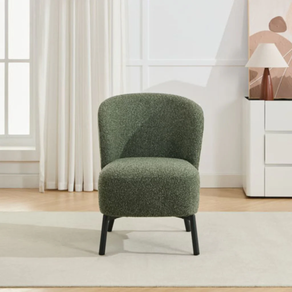 Talia Forest Green Accent Chair by Image - Image 2