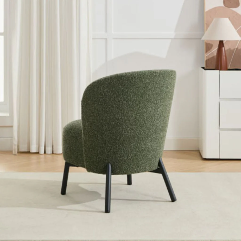 Talia Forest Green Accent Chair by Image - Image 3