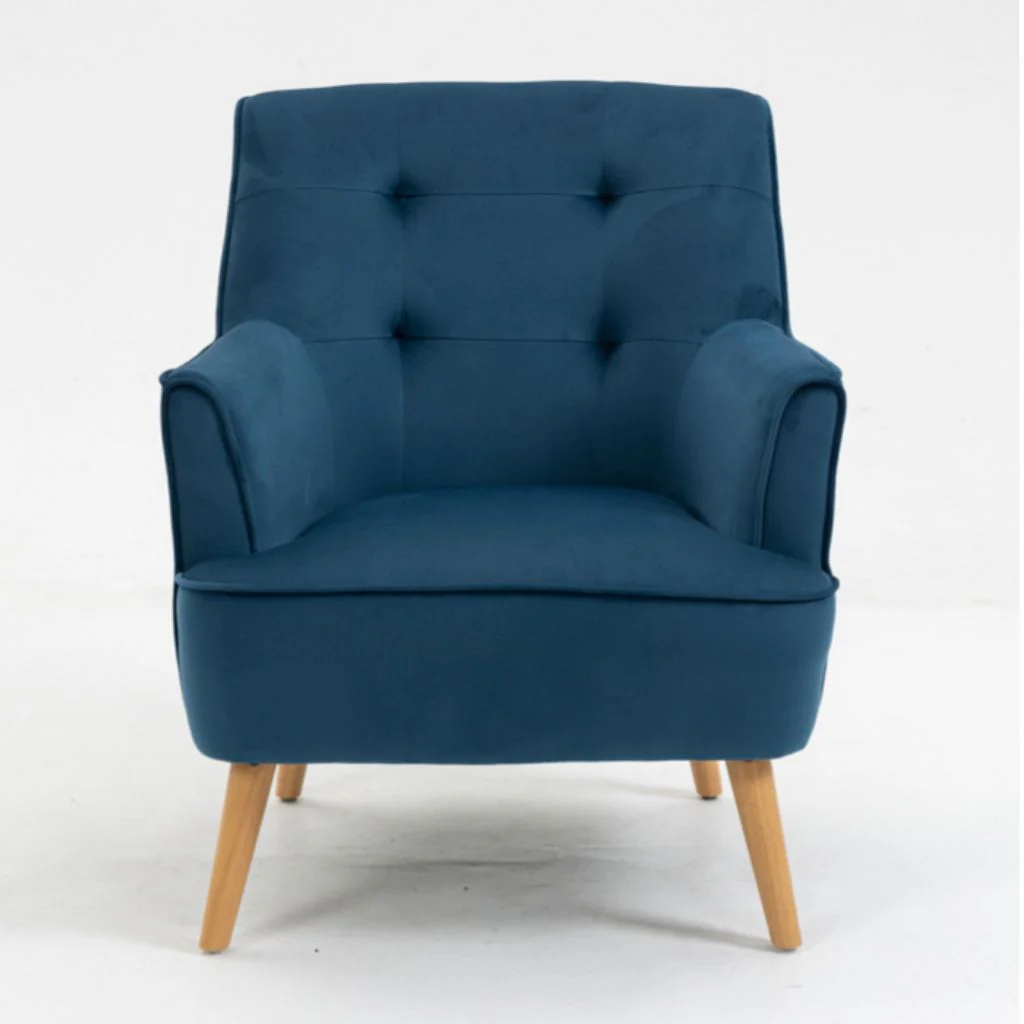 Tara Navy Accent Chair by Annaghmore - Image 3