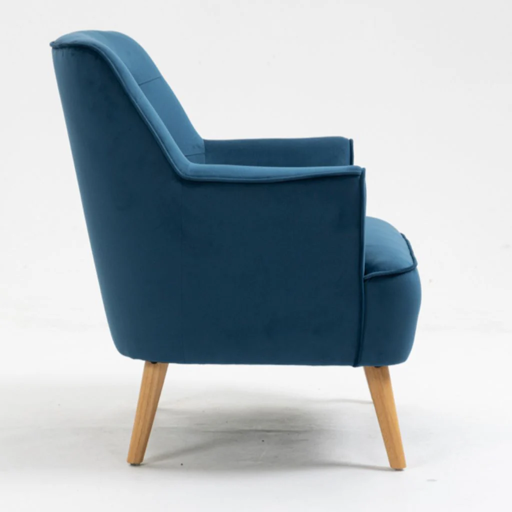 Tara Navy Accent Chair by Annaghmore - Image 4
