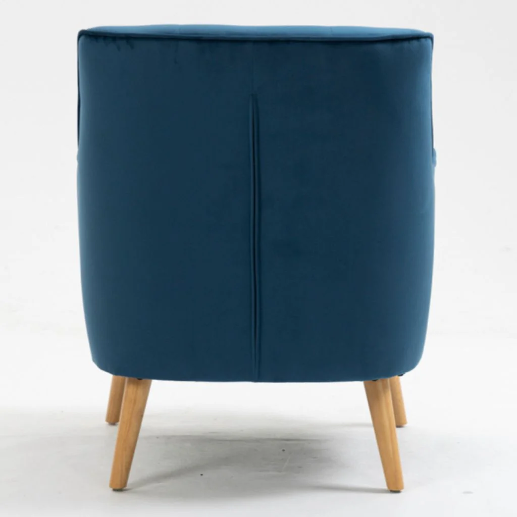 Tara Navy Accent Chair by Annaghmore - Image 6