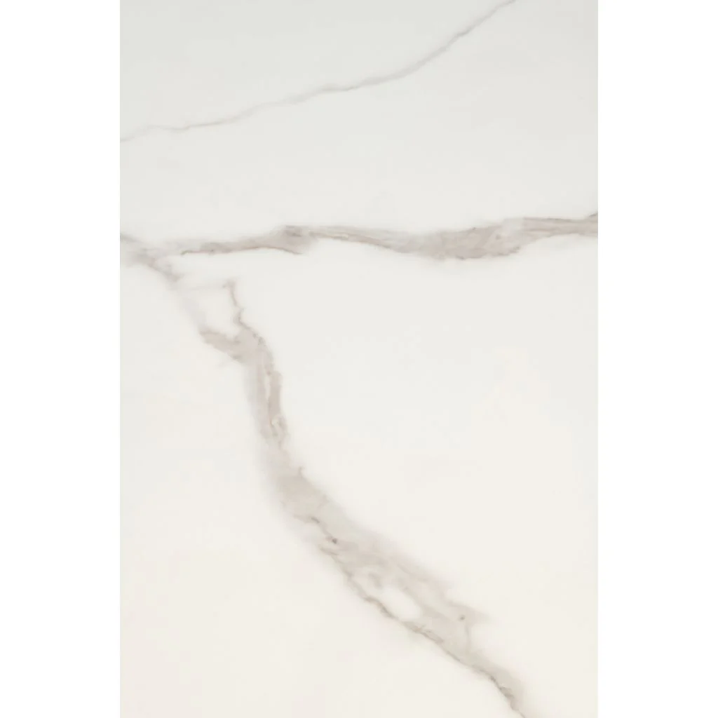 Taranto 1.2m Round White Dining Table - Image 3