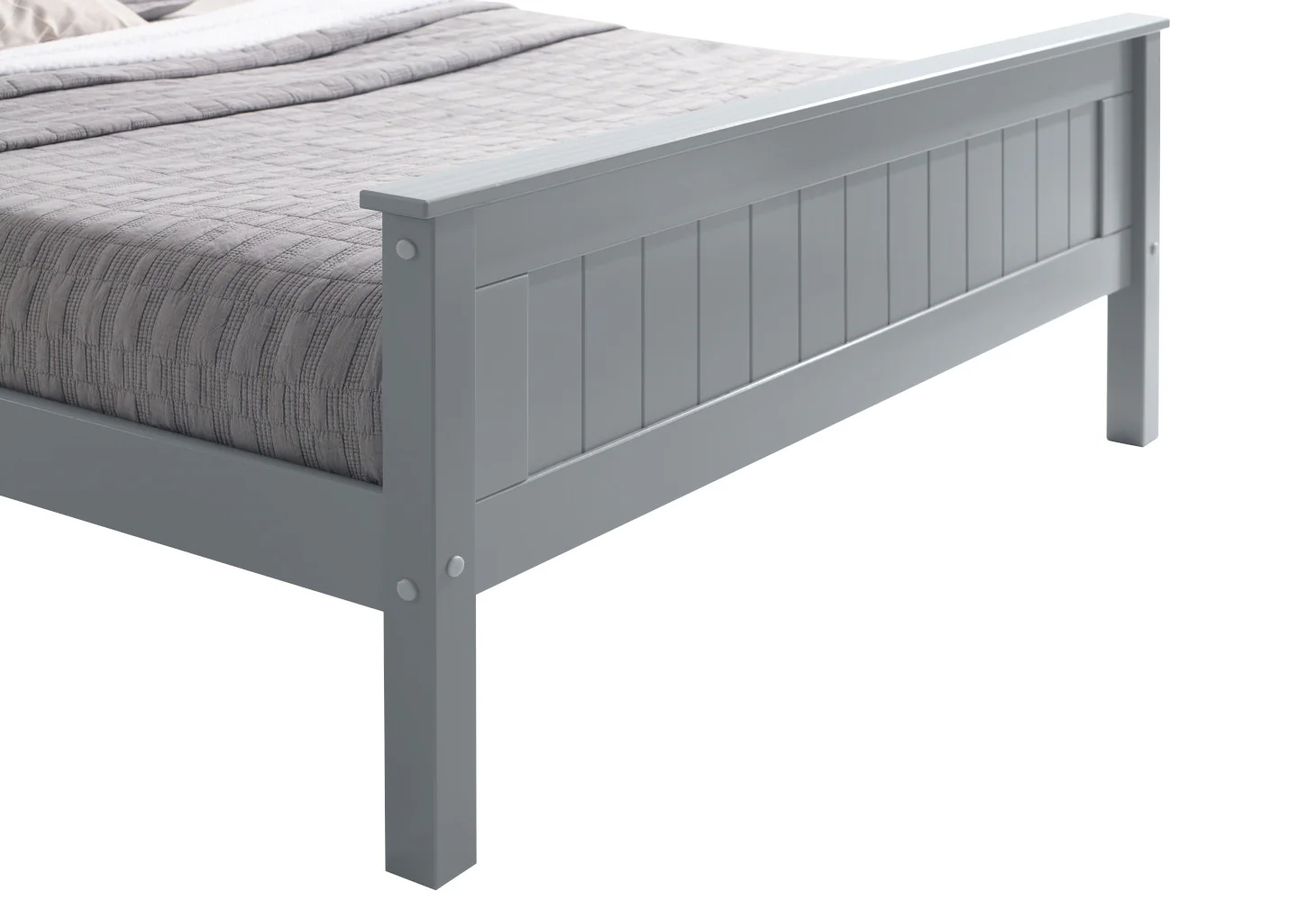 Taurus Grey Bedframe with High Footend Range by Limelight - Image 5