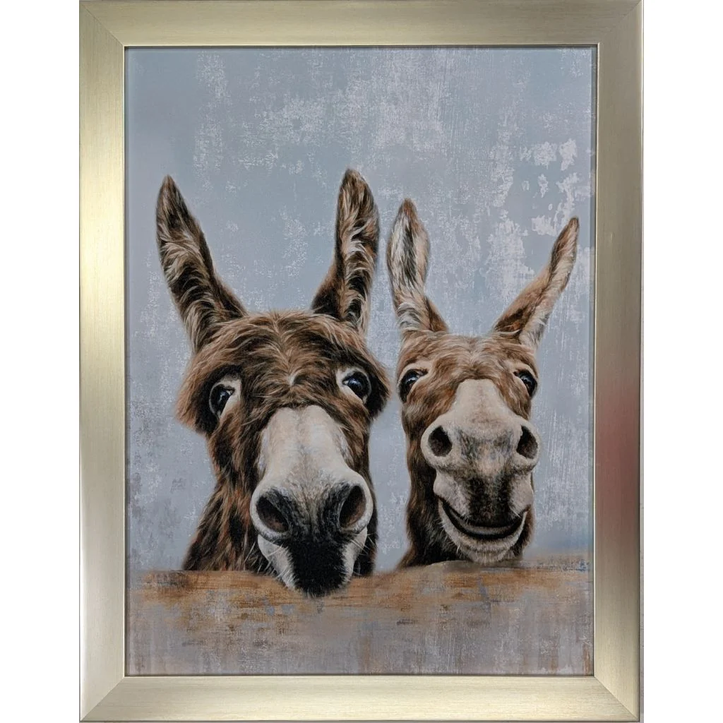 The Donkeys Framed Picture by Artsource