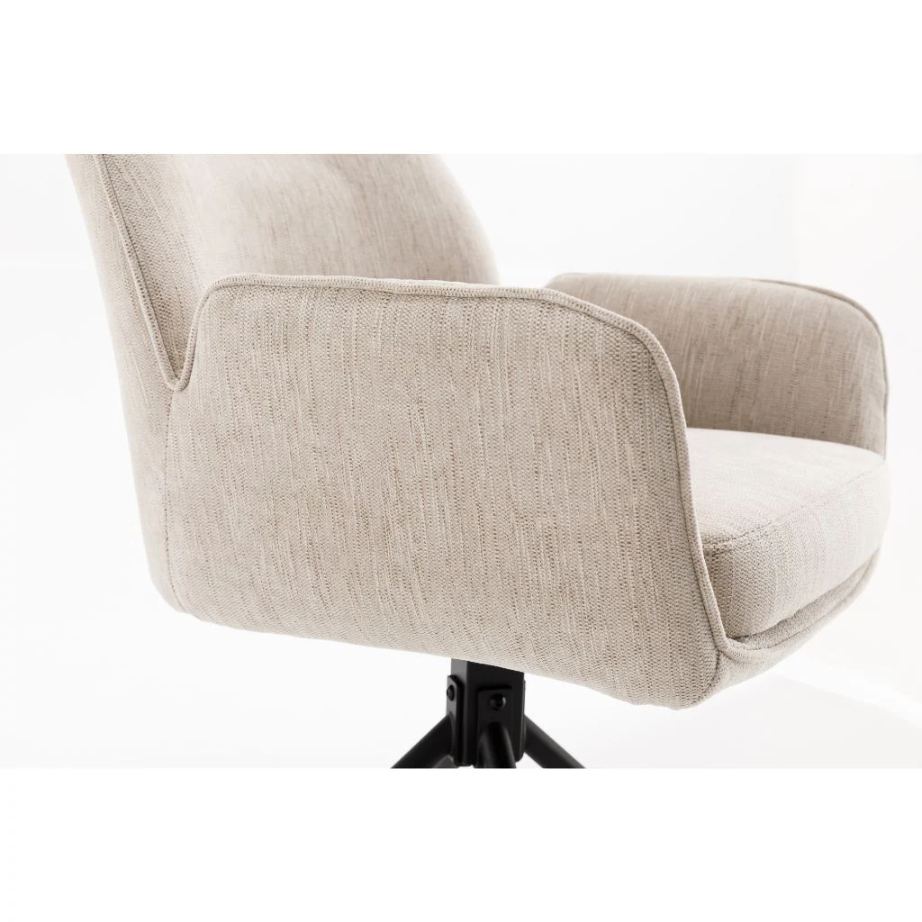 Pair of Treviso Beige Dining Chairs by Balmoral - Image 5