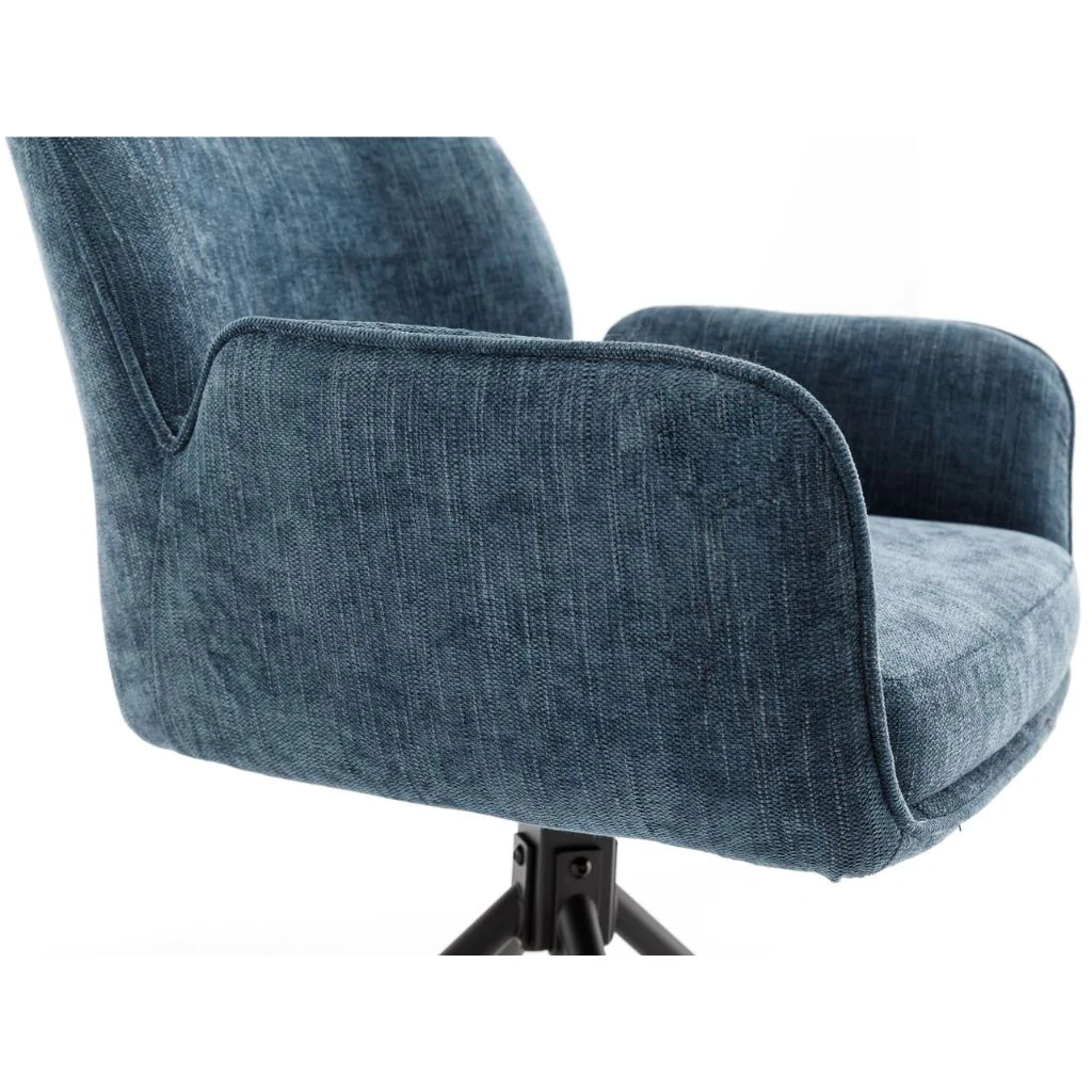 Pair of Treviso Blue Dining Chairs by Balmoral - Image 6