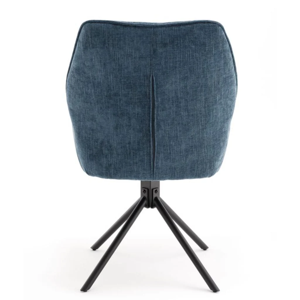 Pair of Treviso Blue Dining Chairs by Balmoral - Image 8