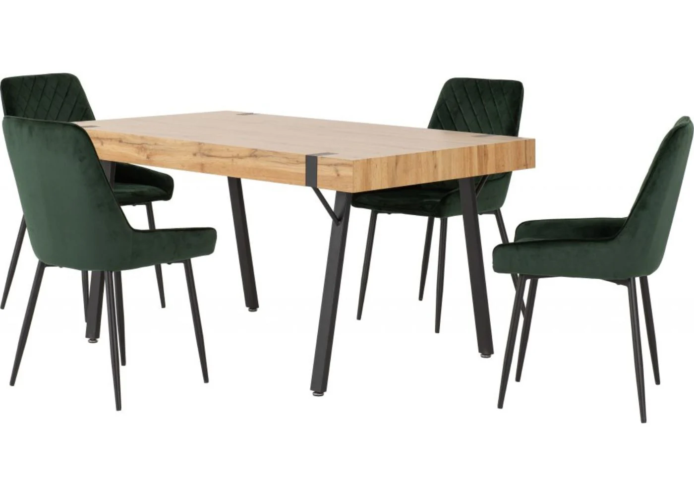 Treviso Dining Table + 4 Avery Chairs Range by Wholesale Beds - Image 6