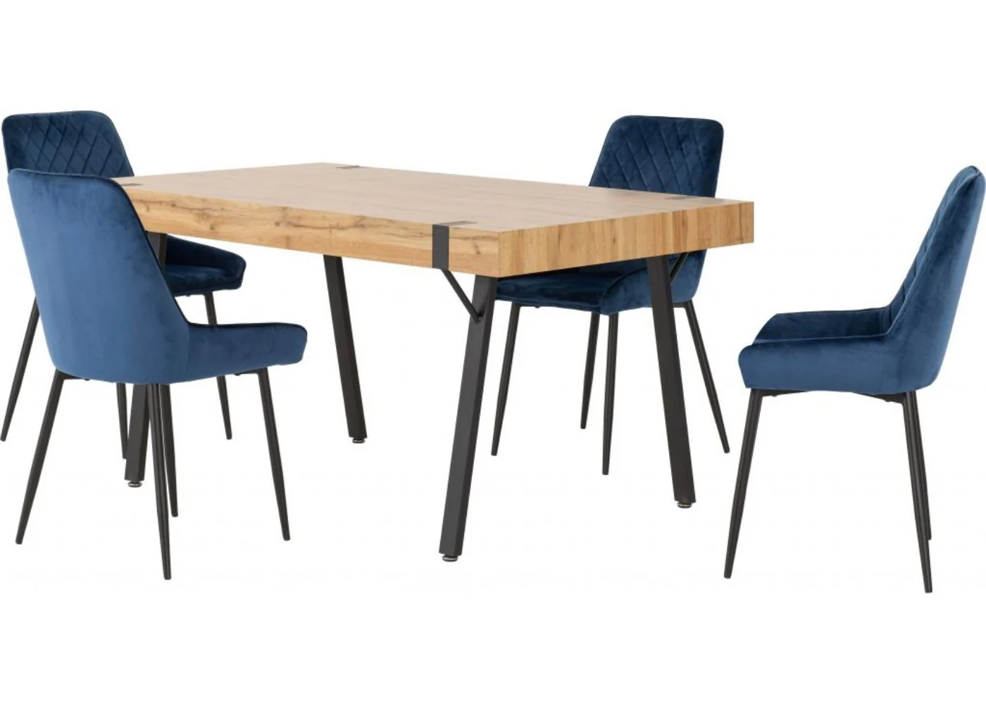 Treviso Dining Table + 4 Avery Chairs Range by Wholesale Beds - Image 9