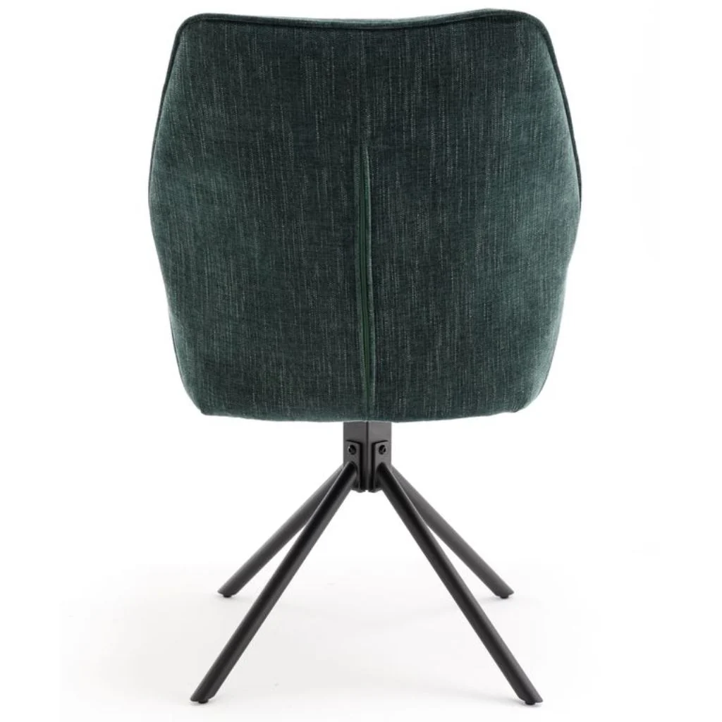 Pair of Treviso Green Dining Chairs by Balmoral - Image 8