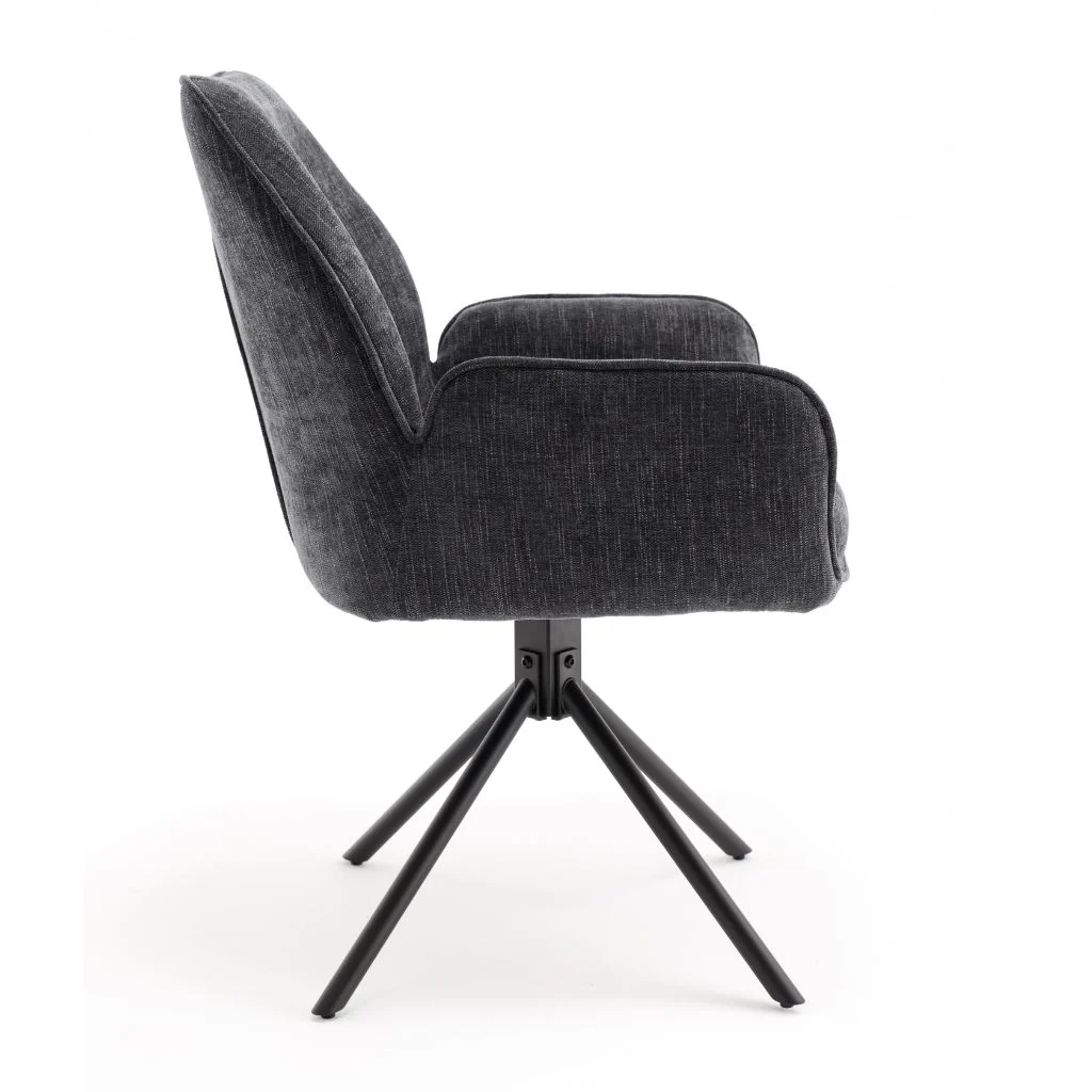 Pair of Treviso Grey Dining Chairs by Balmoral - Image 6