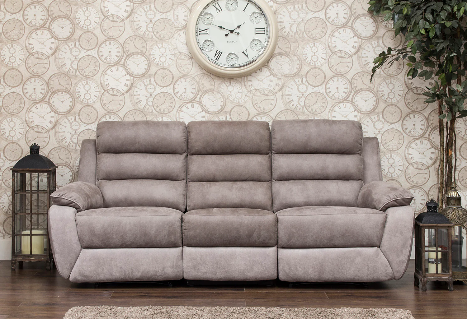 Urban Fabric Sofa Smoke Grey by Sofahouse - Image 3