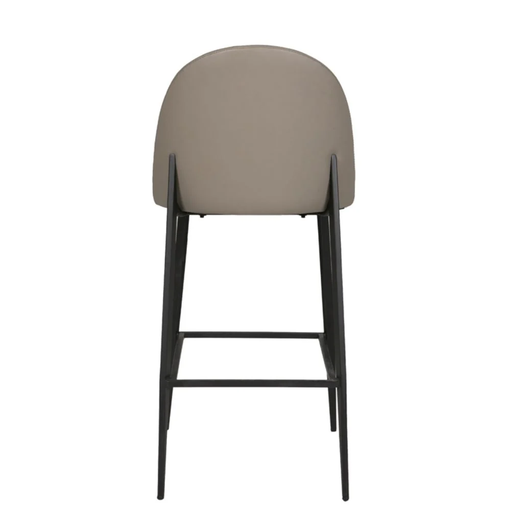 Valent Grey Leather Bar Stool by Vida Living - Image 3