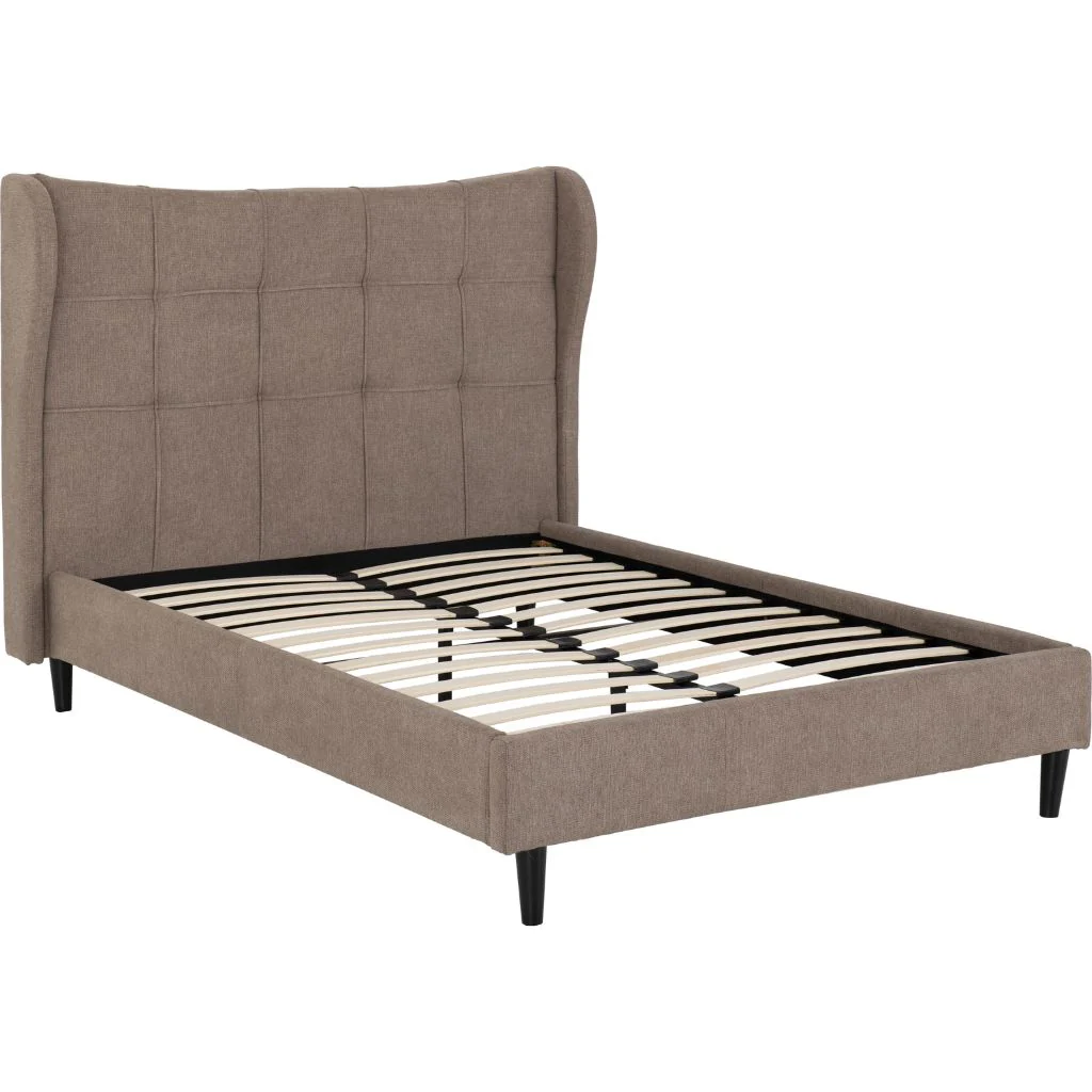 Verona Brown Fabric Bedframe Range by Wholesale