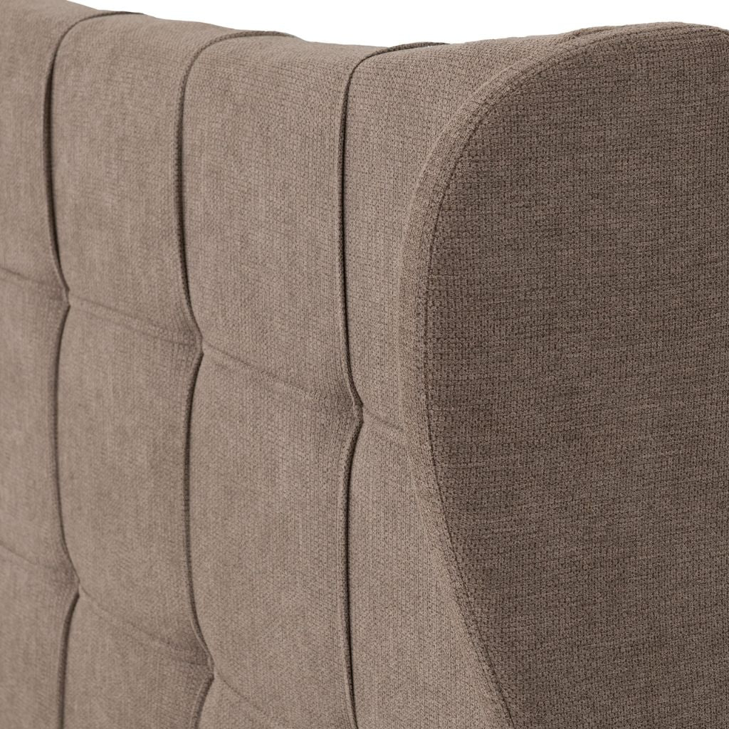 Verona Brown Fabric Ottoman Bedframe by Wholesale - Image 4