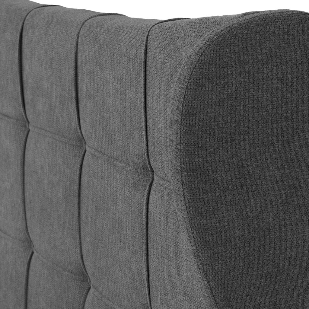 Verona Grey Fabric Bedframe Range by Wholesale - Image 2