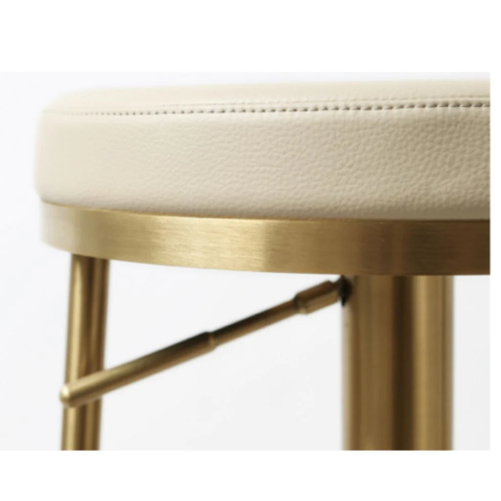 Vibe Gold Barley PU Bar Stool by Annaghmore - Image 2