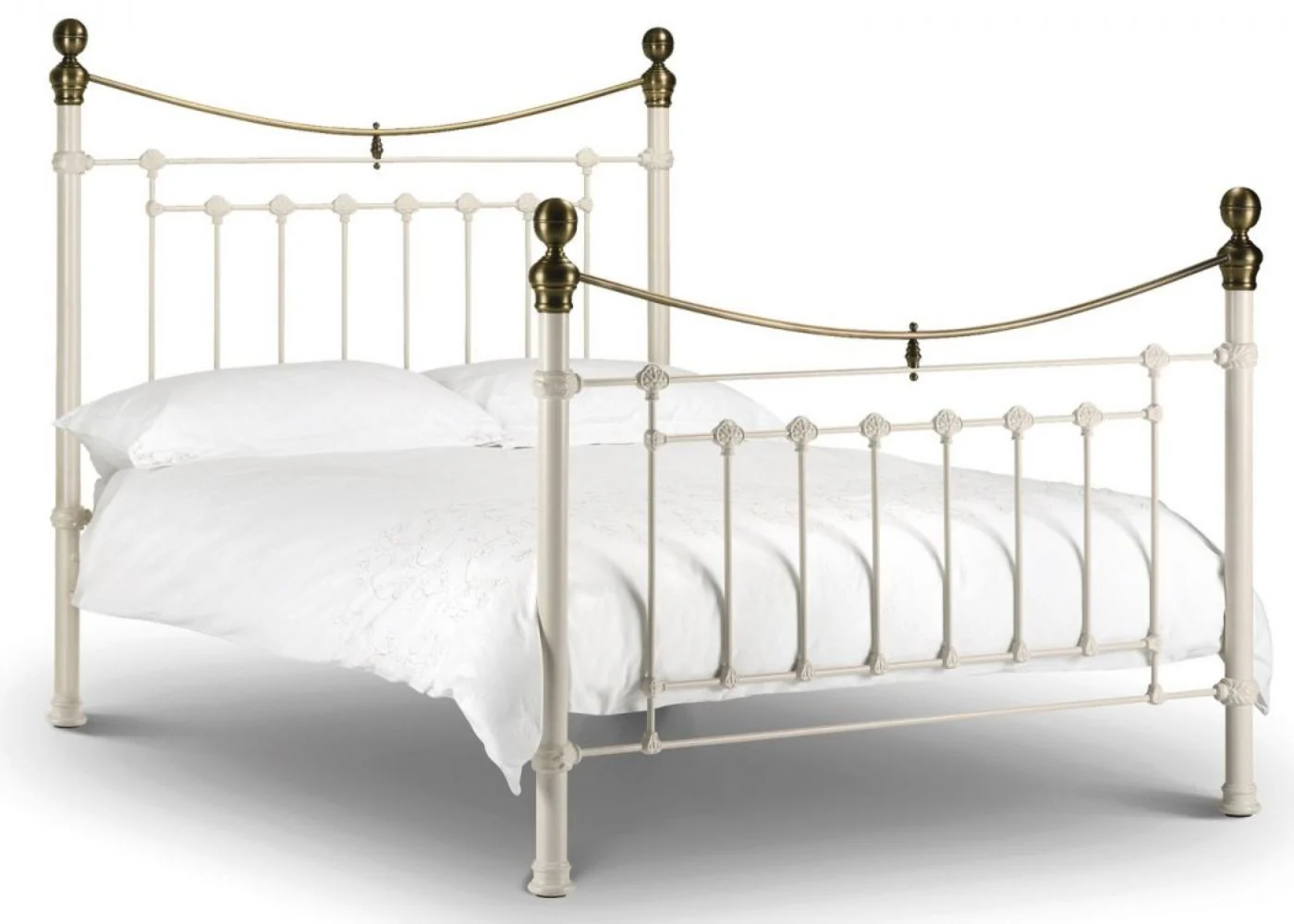 Victoria Stone White Bedframe Range by Julian Bowen - Image 4