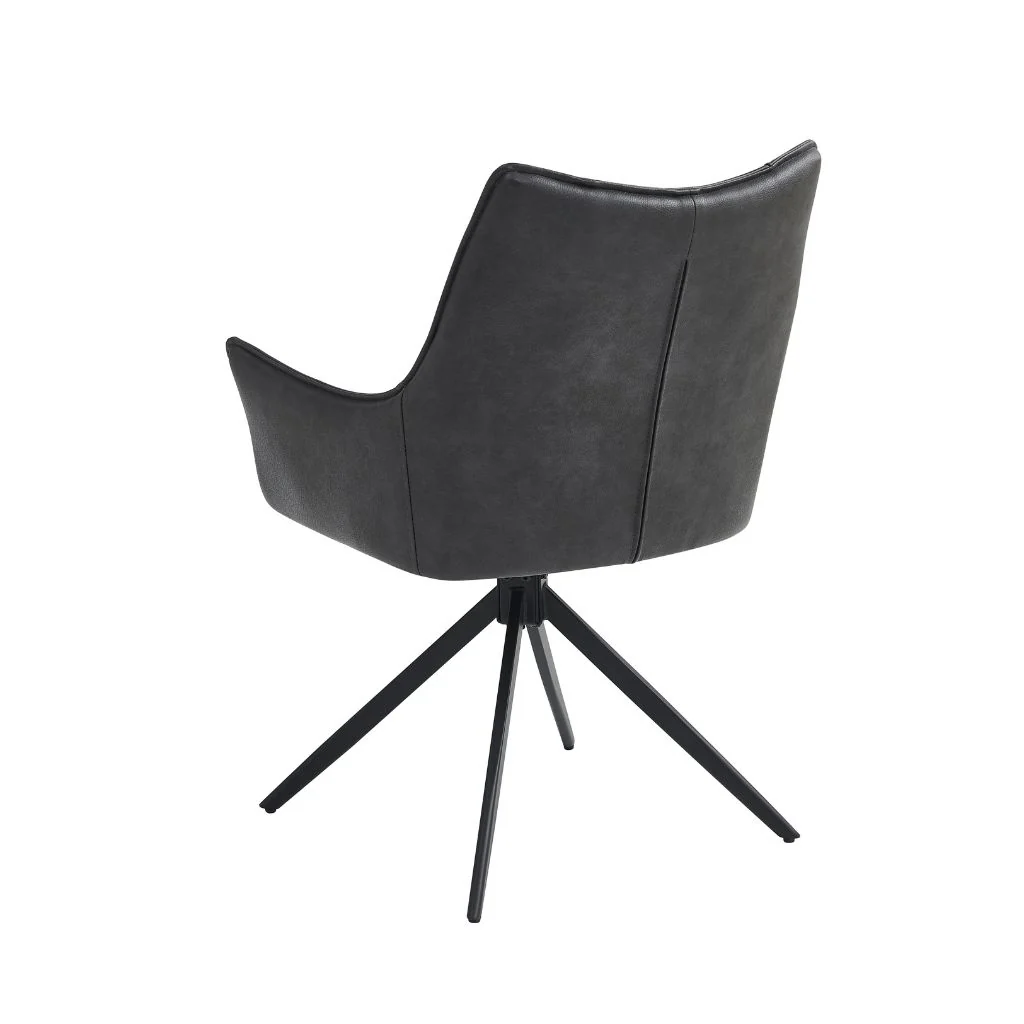 Viti Charcoal Dining Chair - Image 2