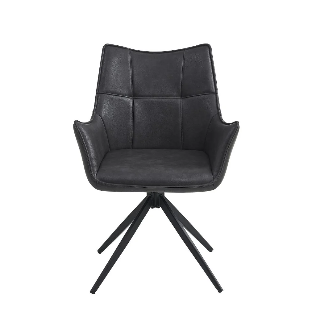 Viti Charcoal Dining Chair - Image 3