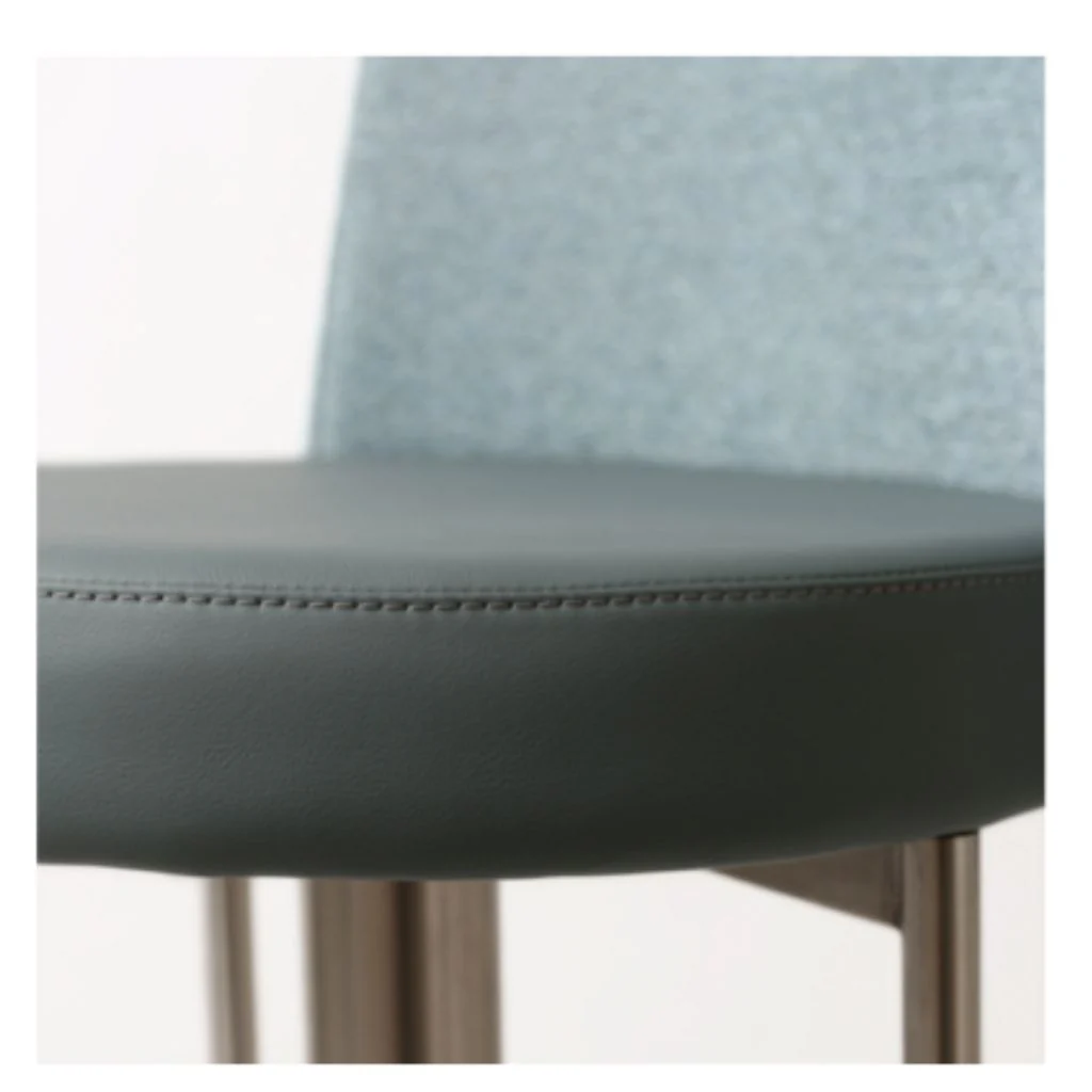 Vogue Steel Teal Fusion Bar Stool by Annaghmore - Image 2