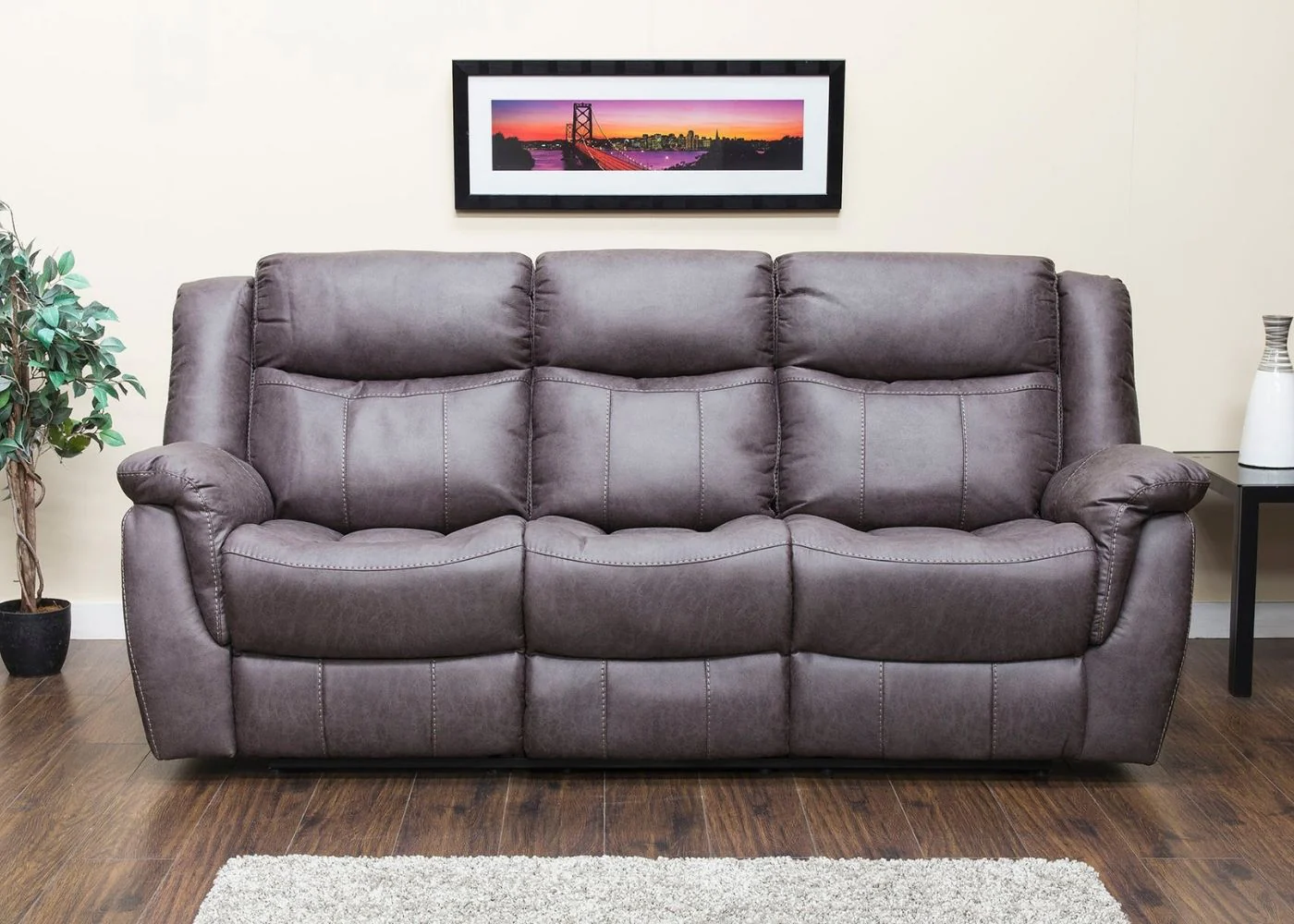 Walton Fabric Fully-Reclining Sofa Range by Sofahouse - Comfortable and Stylish Sofa - Image 2