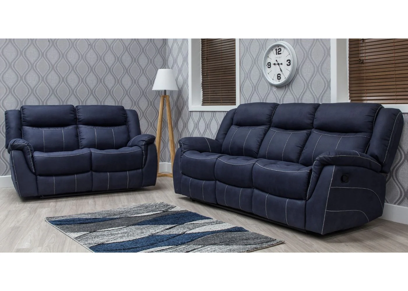 Walton Fabric Fully-Reclining Sofa Range by Sofahouse - Comfortable and Stylish Sofa - Image 28