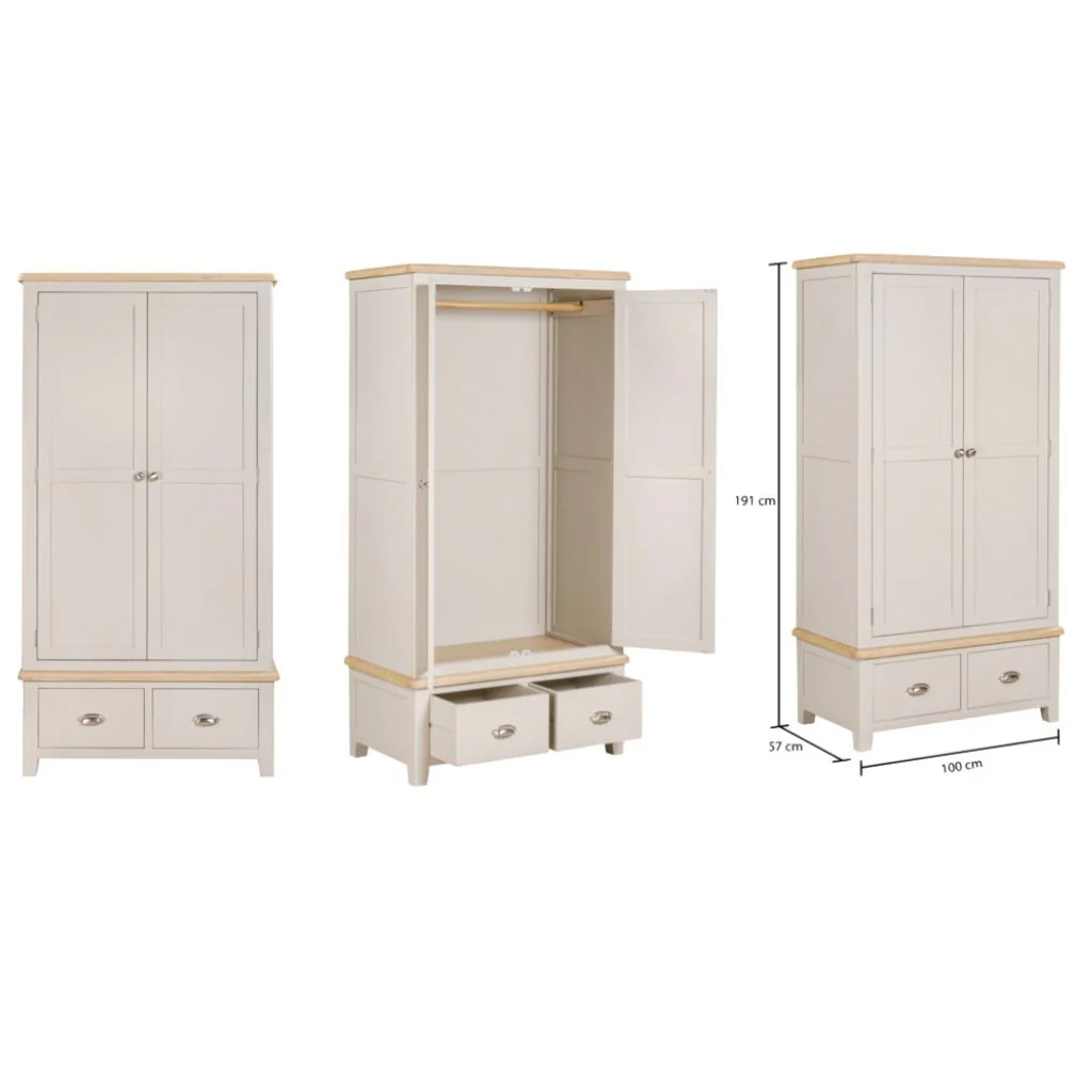 Windermere 2 Door Wardrobe by Annaghmore - Image 2