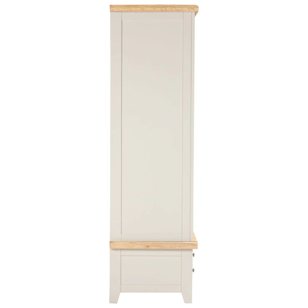Windsor Ivory 2 Door 1 Drawer Wardrobe by Wholesale - Image 5