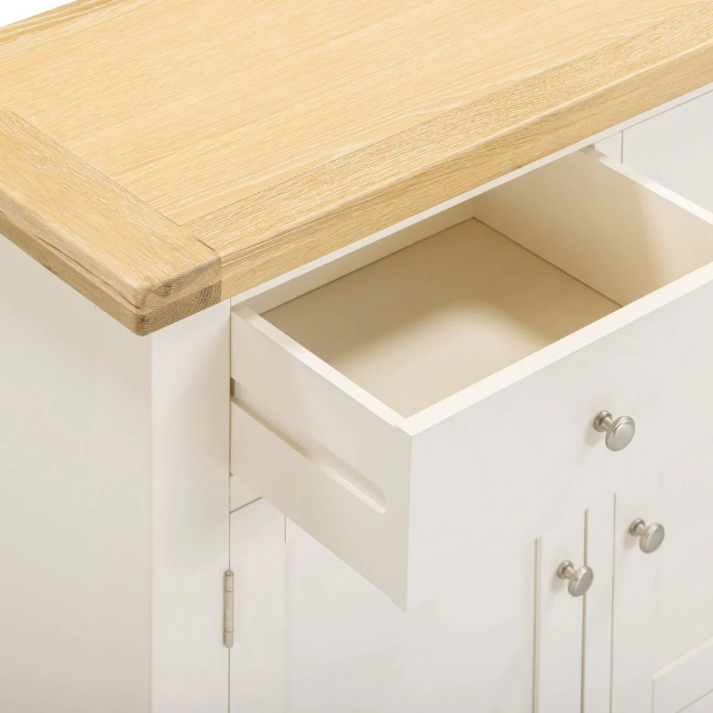 Windsor Ivory 2 Door 2 Drawer Sideboard by Wholesale - Image 3