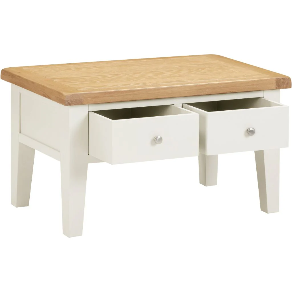 Windsor Ivory 2 Drawer Coffee Table by Wholesale - Image 2