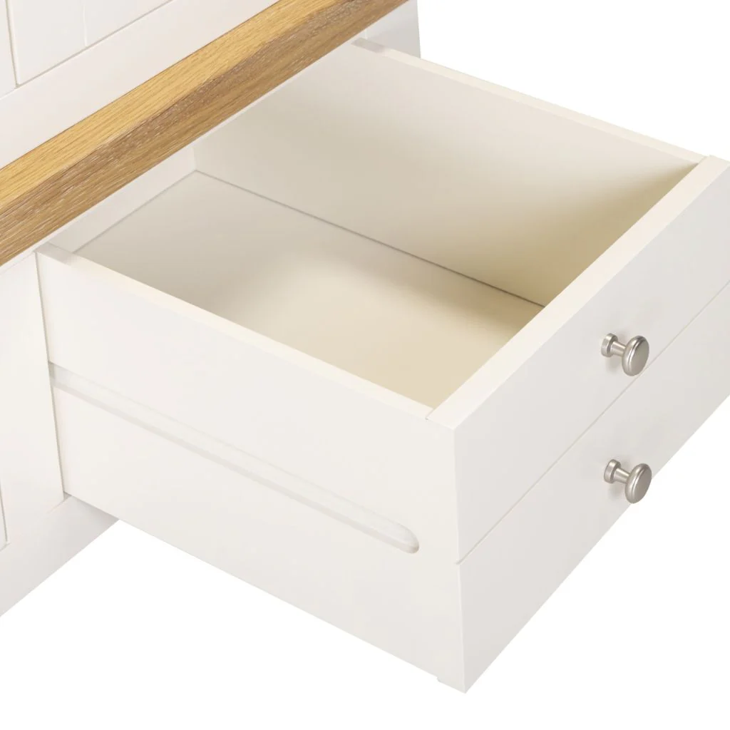 Windsor Ivory 3 Door 2 Drawer Wardrobe by Wholesale - Image 6